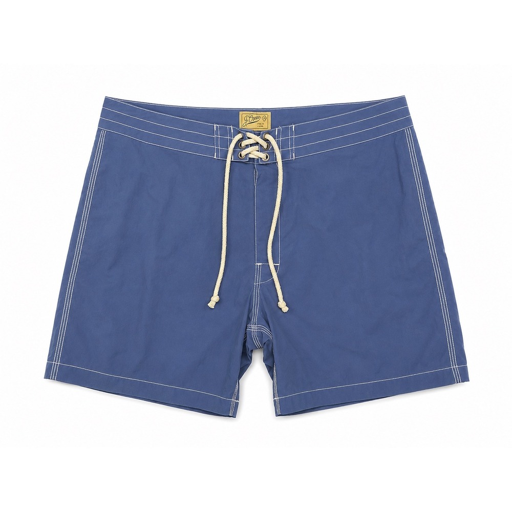 J.Crew Mens The Original Shortboard Swim Trunks Blue Size 36 7 Inch Inseam